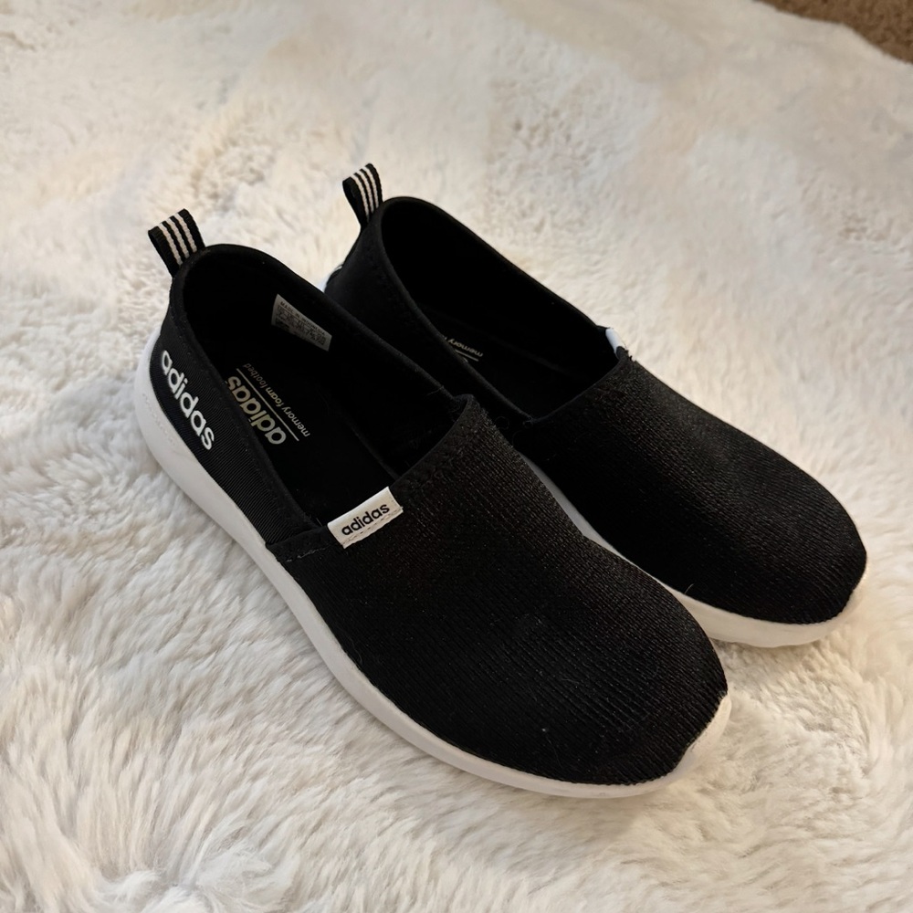 Adidas Black Slip-On Sneakers